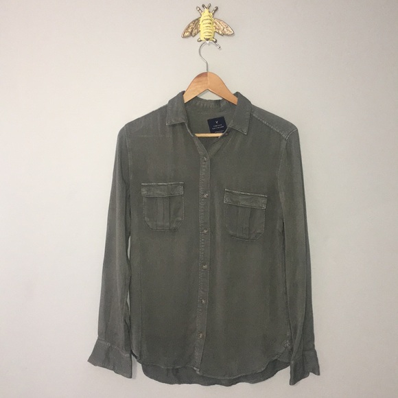 American Eagle Outfitters Tops - American Eagle Vintage Boyfriend Utility Top